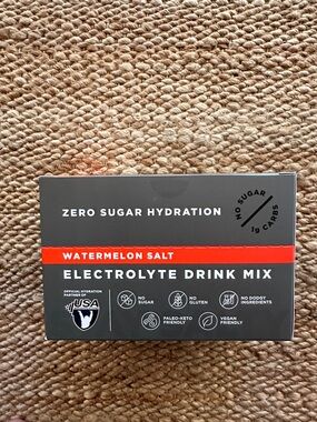 LMNT never been opened electrolyte drink mix. Bought to much!